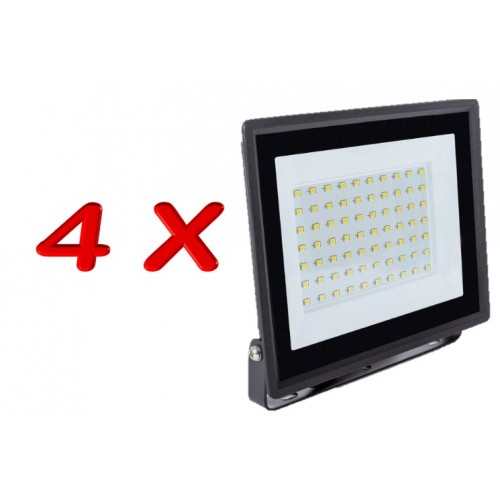 4 PROYECTORES LED SLIM SMD 50W